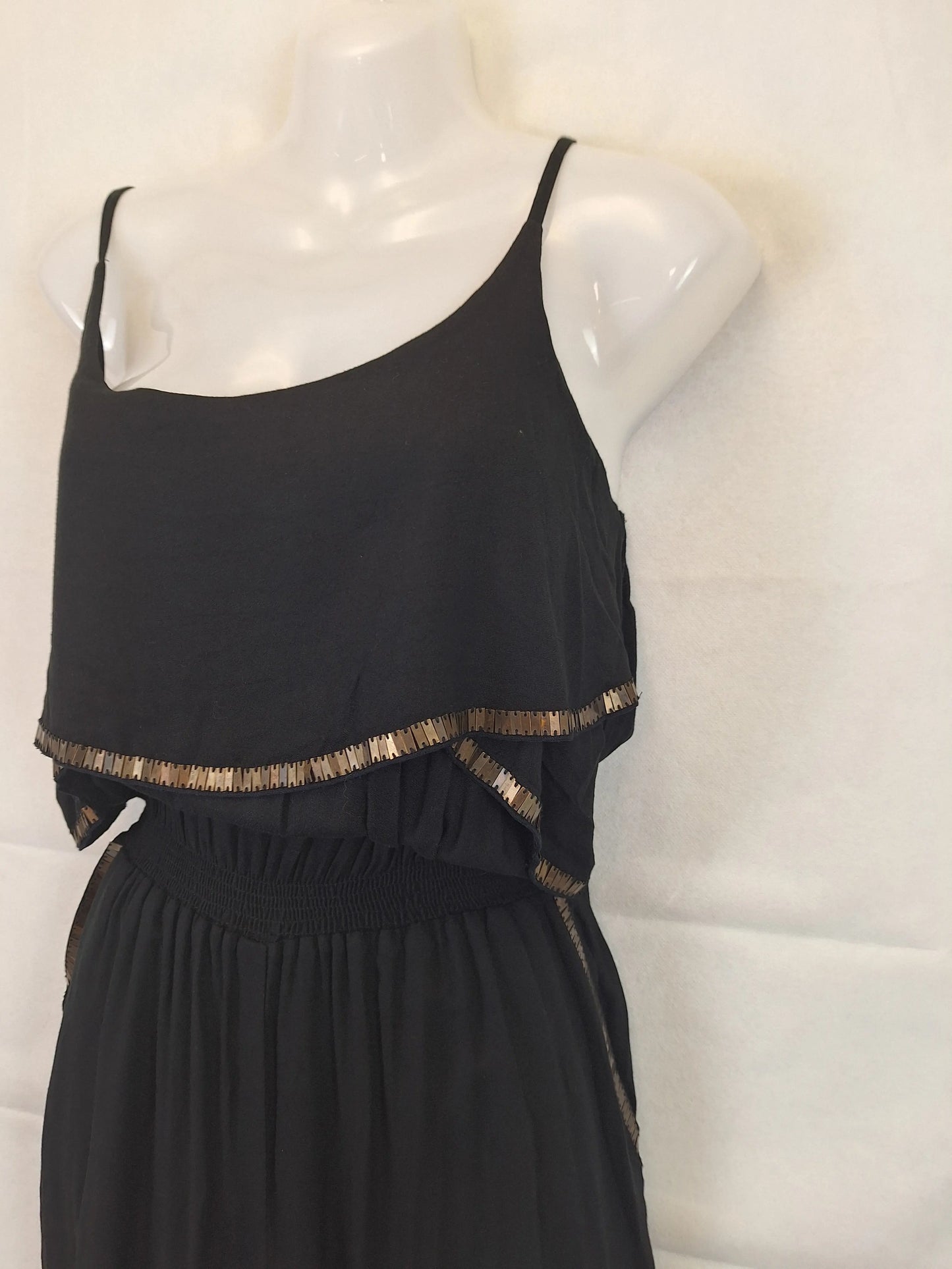 Mr & Mrs Wardrobe Layered Embellished Evening Jumpsuit Size OSFA by SwapUp-Online Second Hand Store-Online Thrift Store