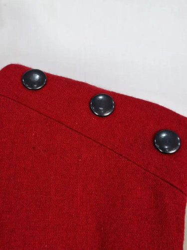 Natasha Gan Crimson Fitted Panel Midi Dress Size 12 by SwapUp-Online Second Hand Store-Online Thrift Store
