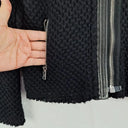 Natasha Leather Trimmed Wool  Textured Jacket Jacket Size M by SwapUp-Online Second Hand Store-Online Thrift Store