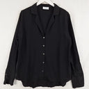 Natasha Leather Trimmed Wool  Textured Jacket Jacket Size M by SwapUp-Online Second Hand Store-Online Thrift Store