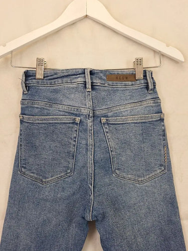 Neuw Classic Blue Raw Hem Skinny Jeans Size 6 by SwapUp-Online Second Hand Store-Online Thrift Store