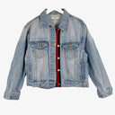 Neuw Hidden Stripe Classic Denim Jacket Size 10 by SwapUp-Online Second Hand Store-Online Thrift Store