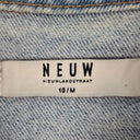 Neuw Hidden Stripe Classic Denim Jacket Size 10 by SwapUp-Online Second Hand Store-Online Thrift Store