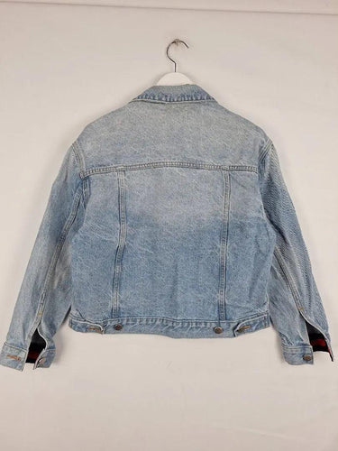 Neuw Hidden Stripe Classic Denim Jacket Size 10 by SwapUp-Online Second Hand Store-Online Thrift Store