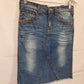 New London Everyday Distressed Denim Mini Skirt Size S by SwapUp-Online Second Hand Store-Online Thrift Store