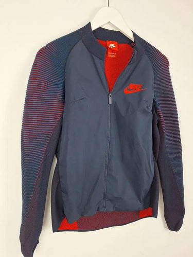 Second-Hand - Nike Sporty Blue & Red Zip Up Jacket Size XS - SwapUp