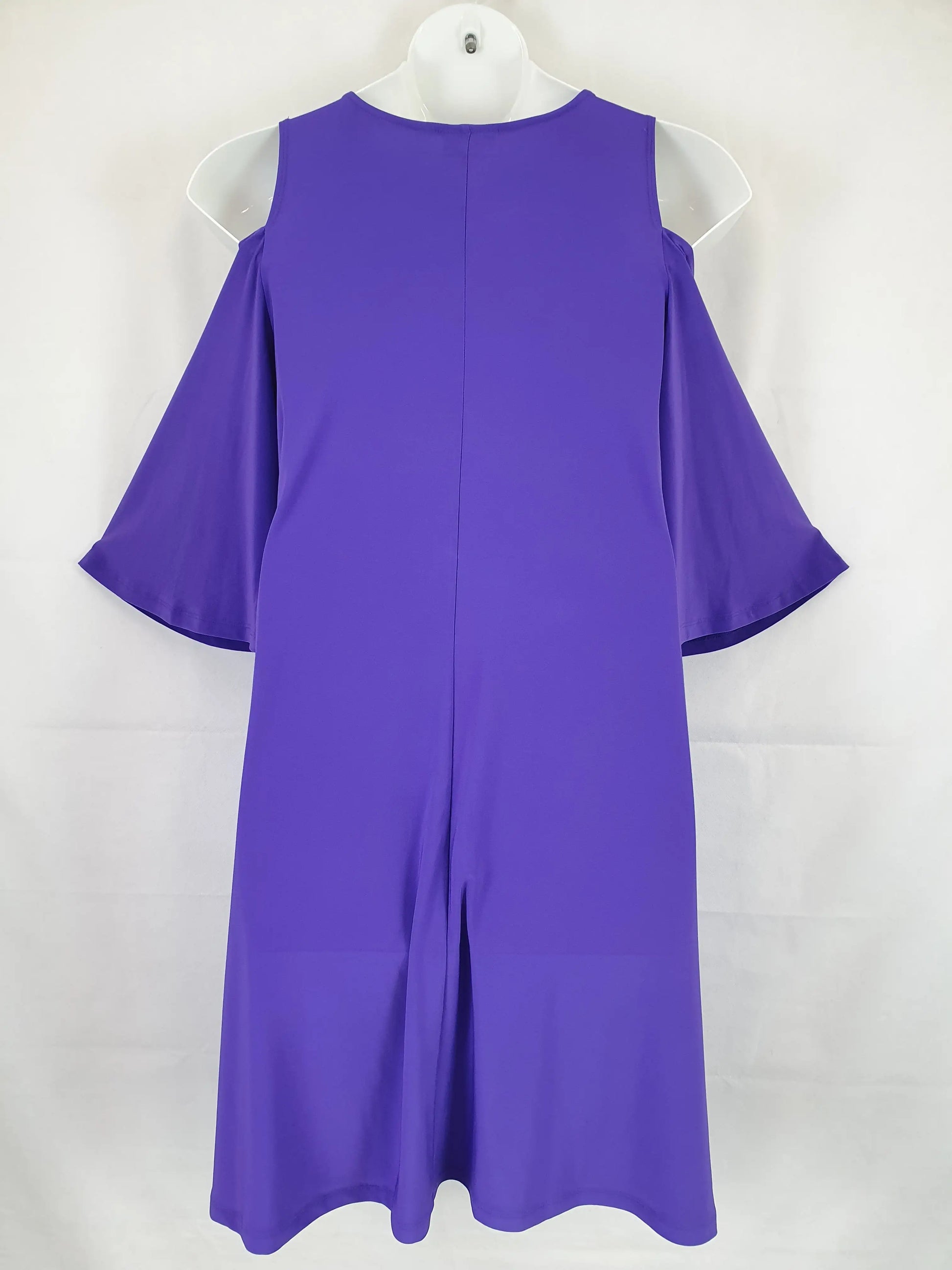 Nina Leonard Cutaway Shoulder Stretch Mini Dress Size M – SwapUp