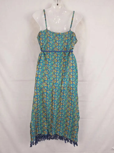 Nine Lives Bazaar Loretta Santorini Midi Dress Size 10 by SwapUp-Online Second Hand Store-Online Thrift Store