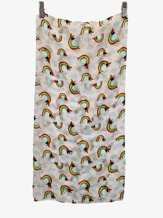 No Brand Sheer Rainbow Dog Scarf Size OSFA by SwapUp-Online Second Hand Store-Online Thrift Store