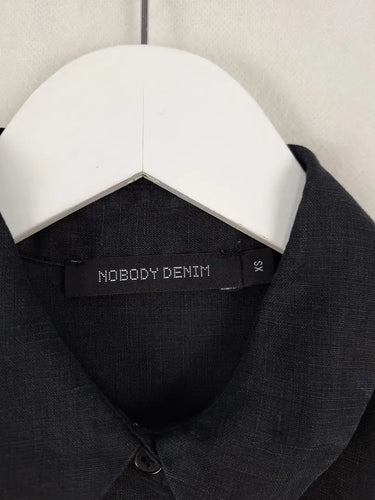 Nobody Denim Boxy Raw Hem Shirt Size XS by SwapUp-Online Second Hand Store-Online Thrift Store