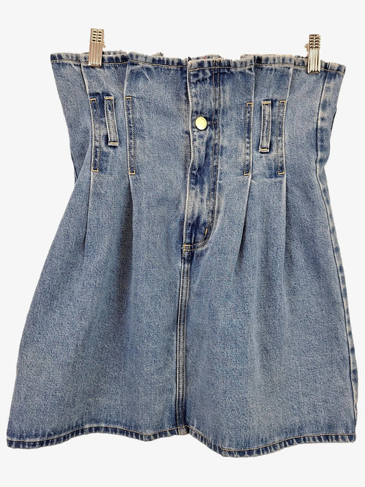 Nobody Denim Ultra High Rise Paper Bag Mini Skirt Size 8 by SwapUp-Online Second Hand Store-Online Thrift Store