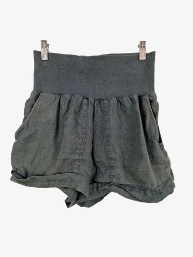 Nomad Charcoal Linen Everyday Shorts Size XS by SwapUp-Online Second Hand Store-Online Thrift Store