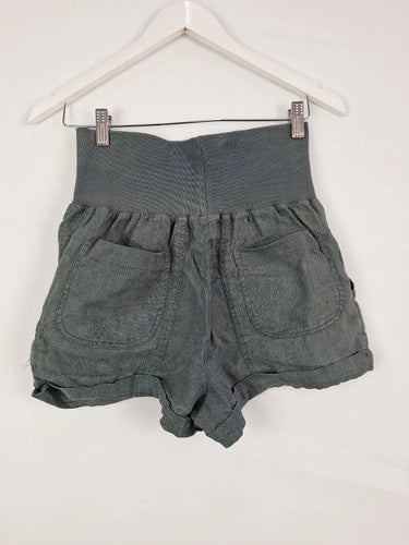 Nomad Charcoal Linen Everyday Shorts Size XS by SwapUp-Online Second Hand Store-Online Thrift Store
