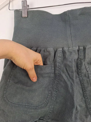 Nomad Charcoal Linen Everyday Shorts Size XS by SwapUp-Online Second Hand Store-Online Thrift Store