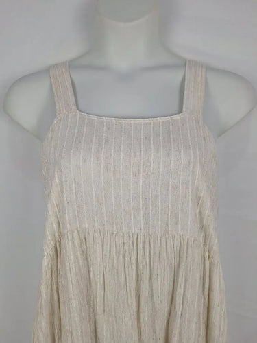 Nomad Natural Striped Gathered Sundress Midi Dress Size XXL by SwapUp-Online Second Hand Store-Online Thrift Store