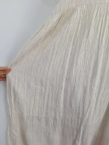 Nomad Natural Striped Gathered Sundress Midi Dress Size XXL by SwapUp-Online Second Hand Store-Online Thrift Store