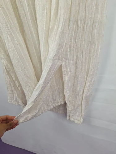 Nomad Natural Striped Gathered Sundress Midi Dress Size XXL by SwapUp-Online Second Hand Store-Online Thrift Store
