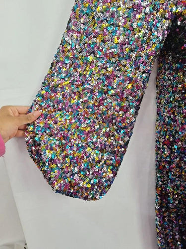 Novella Rainbow Sequin Party Dress Size 20 by SwapUp-Online Second Hand Store-Online Thrift Store