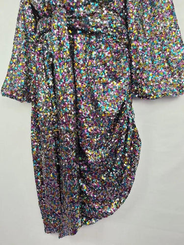 Novella Rainbow Sequin Party Dress Size 20 by SwapUp-Online Second Hand Store-Online Thrift Store