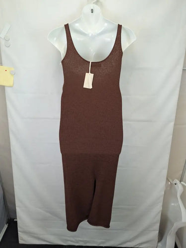 Nude Lucy Cacao Knit Beachside Midi Dress Size M by SwapUp-Online Second Hand Store-Online Thrift Store