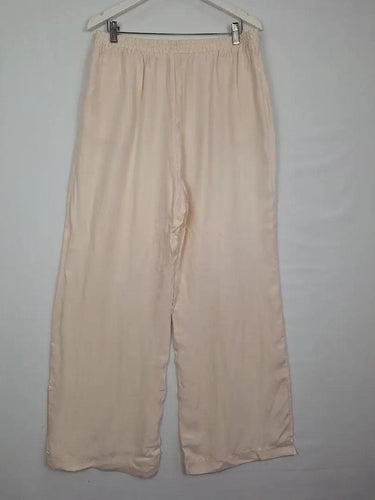 Nude Lucy Chalk Gathered Palazzo Pants Size XXL by SwapUp-Online Second Hand Store-Online Thrift Store