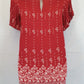 Nunui Floral Tunic Mini Dress Size 12 by SwapUp-Online Second Hand Store-Online Thrift Store