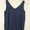 Oasis Night Blue V Blouse Size 14 by SwapUp-Online Second Hand Store-Online Thrift Store