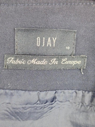 Ojay Timeless Navy Pencil Mini Skirt Size 10 by SwapUp-Online Second Hand Store-Online Thrift Store