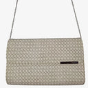 Olga Berg Woven Cream Envelope Shoulder Bag by SwapUp-Online Second Hand Store-Online Thrift Store