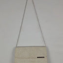 Olga Berg Woven Cream Envelope Shoulder Bag by SwapUp-Online Second Hand Store-Online Thrift Store