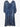 One Season Deep Blue Flowy Floral Dress Size XXL by SwapUp-Online Second Hand Store-Online Thrift Store