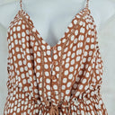 Orange Sherbet Brick Flowy Front Tie Dress Size 22 by SwapUp-Online Second Hand Store-Online Thrift Store