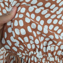 Orange Sherbet Brick Flowy Front Tie Dress Size 22 by SwapUp-Online Second Hand Store-Online Thrift Store
