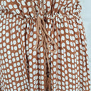 Orange Sherbet Brick Flowy Front Tie Dress Size 22 by SwapUp-Online Second Hand Store-Online Thrift Store
