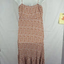 Orange Sherbet Brick Flowy Front Tie Dress Size 22 by SwapUp-Online Second Hand Store-Online Thrift Store