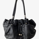 Oroton Chic 90's Drawstring Black Handbag by SwapUp-Online Second Hand Store-Online Thrift Store