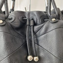 Oroton Chic 90's Drawstring Black Handbag by SwapUp-Online Second Hand Store-Online Thrift Store