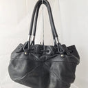 Oroton Chic 90's Drawstring Black Handbag by SwapUp-Online Second Hand Store-Online Thrift Store