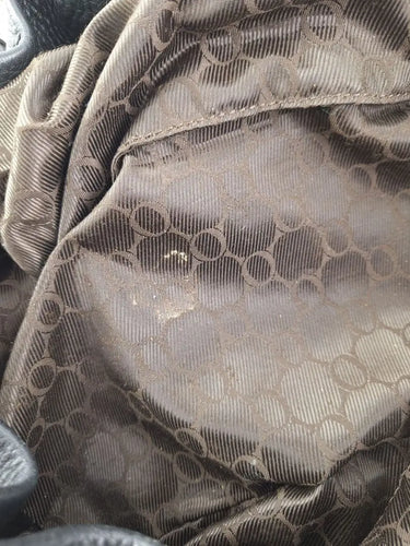 Oroton Chic 90's Drawstring Black Handbag by SwapUp-Online Second Hand Store-Online Thrift Store
