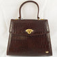 Oroton Crocodile Pattern Kelly  Handbag by SwapUp-Online Second Hand Store-Online Thrift Store