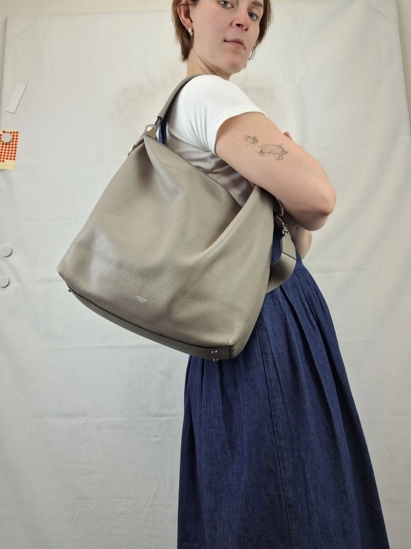 Oroton Essential Slouch Shopper Bag by SwapUp-Online Second Hand Store-Online Thrift Store