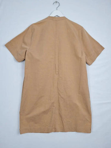 Oroton Latte Safari Large Pocket Midi Jacket Size 10 by SwapUp-Online Second Hand Store-Online Thrift Store