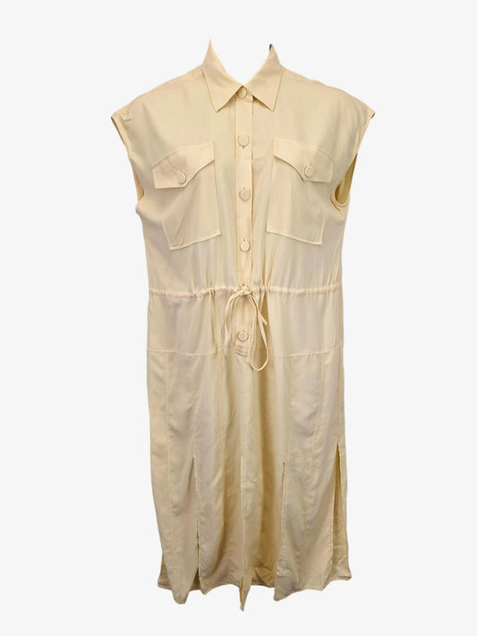 Oroton Limoncello Collared Midi Dress Size 14 by SwapUp-Online Second Hand Store-Online Thrift Store