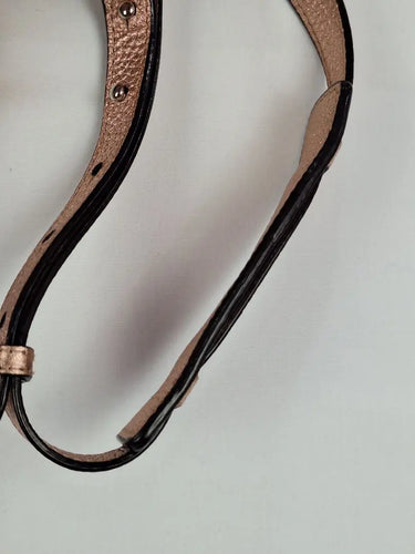 Oroton Pebble Leather Rose Gold Backpack by SwapUp-Online Second Hand Store-Online Thrift Store