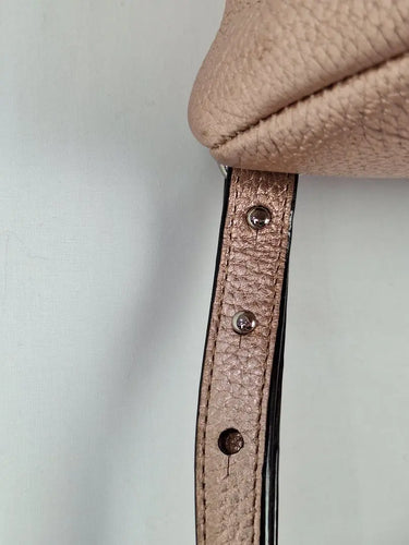 Oroton Pebble Leather Rose Gold Backpack by SwapUp-Online Second Hand Store-Online Thrift Store