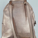 Oroton Pebble Leather Rose Gold Backpack by SwapUp-Online Second Hand Store-Online Thrift Store