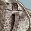 Oroton Pebble Leather Rose Gold Backpack by SwapUp-Online Second Hand Store-Online Thrift Store