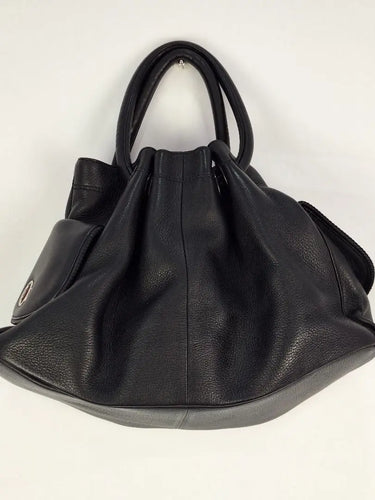 Oroton Soft Leather Medium Drawstring Style Bag Size None by SwapUp-Online Second Hand Store-Online Thrift Store