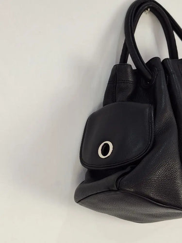 Oroton Soft Leather Medium Drawstring Style Bag Size None by SwapUp-Online Second Hand Store-Online Thrift Store