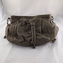 Oroton Taupe Top Handle Soft Crossbody Bag by SwapUp-Online Second Hand Store-Online Thrift Store